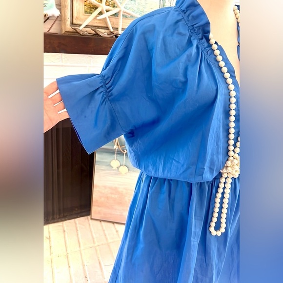 Finley, Luxury Clothier,Gorgeous Blue, Pull -Over, Pockets, Excellent Condition - Picture 8 of 11